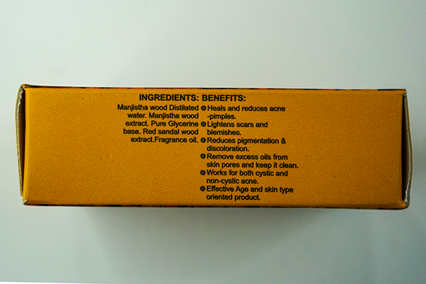 ANB LUXURY MANJISTHA LUMINOUS Soap – Reduces pigmentation and Discoloration, Lighten scars and Discoloration, Heals and reduces acne and Pimples and improves skin complexion