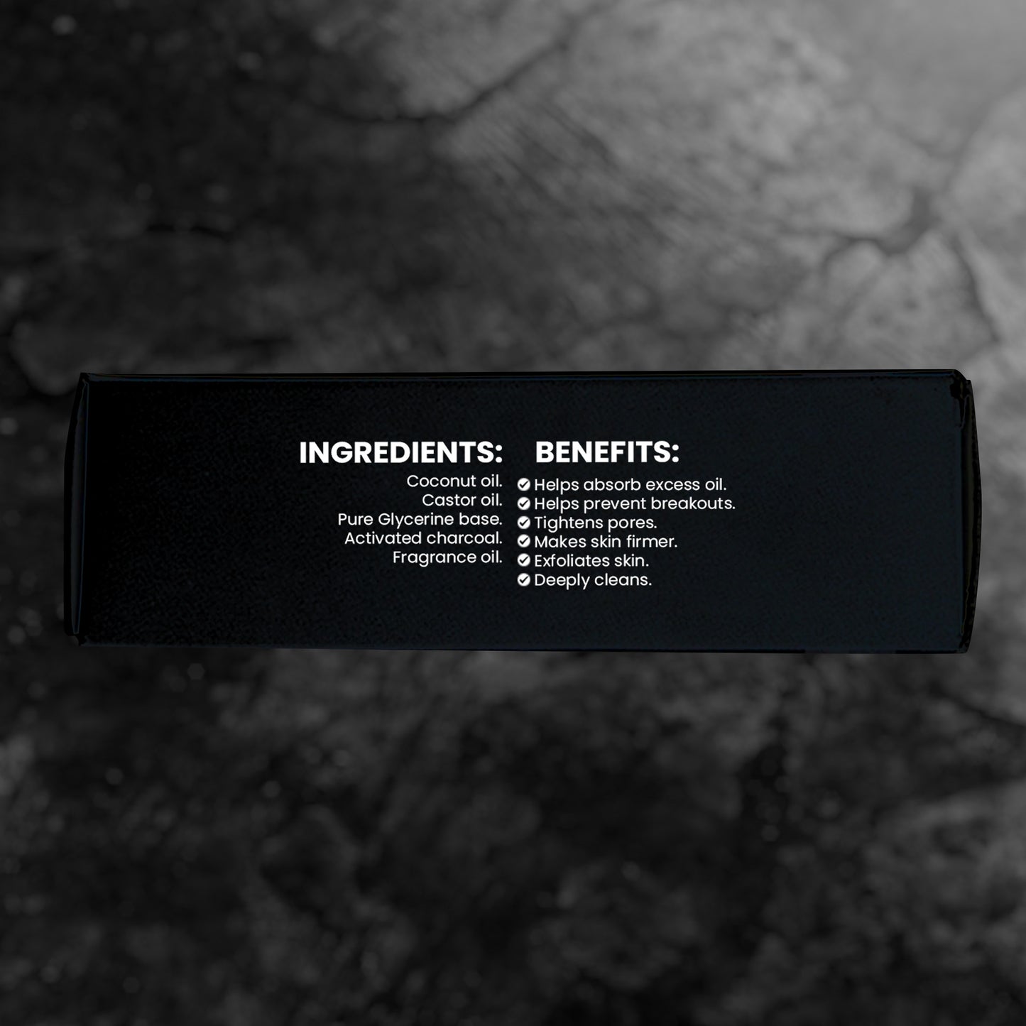 ANB Premium Charcoal soap – Reduces Oiliness, Exfoliate Gently, Suits all types of skin, Fights Acne, Reduce premature ageing