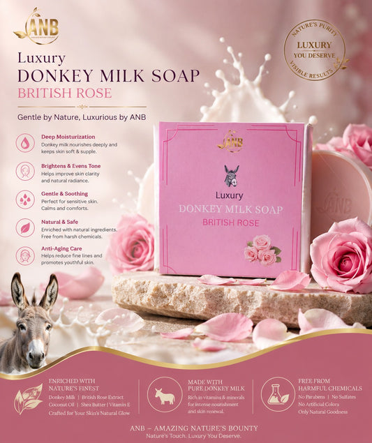 ANB Luxury Donkey Milk British Rose