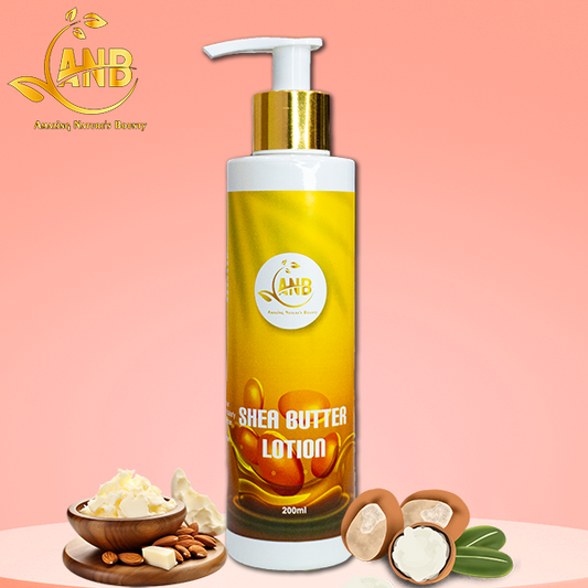 ANB Shea Butter Body Lotion Reduces signs of aging, gives plump skin, emollient that softens the skin and protects from environment pollutants.