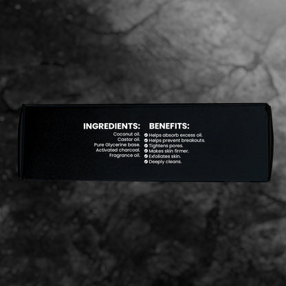 ANB Premium Charcoal soap – Reduces Oiliness, Exfoliate Gently, Suits all types of skin, Fights Acne, Reduce premature ageing