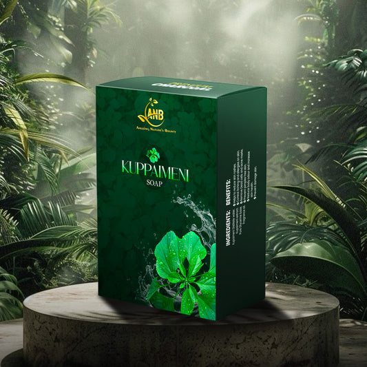 ANB  Premium Kuppaimeni soap – Great Indian Herb for all types of skin issues, Anti inflammatory, Anti Bacterial, Helps in skin polishing, replenishing & Rejuvenation